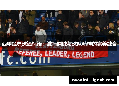 西甲经典球迷标语：激情呐喊与球队精神的完美融合