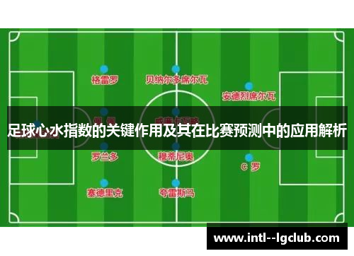 足球心水指数的关键作用及其在比赛预测中的应用解析