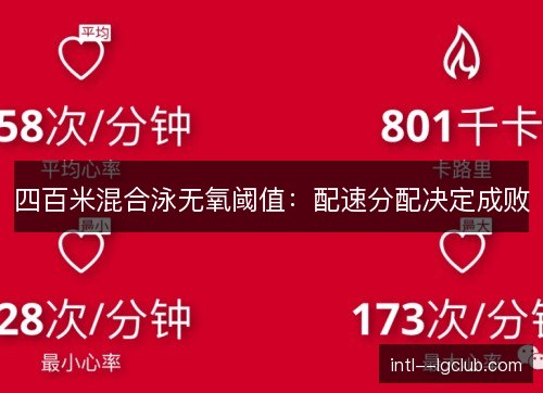 四百米混合泳无氧阈值：配速分配决定成败